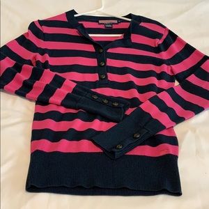 Vineyard Vines Half-Button L/S Striped Sweater